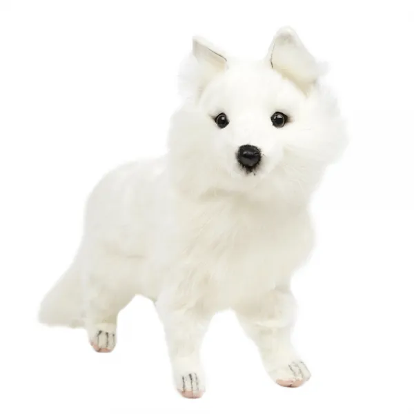 한사토이 동물인형 6824 북극여우 Snow Fox Standing, 26cm, 흰색