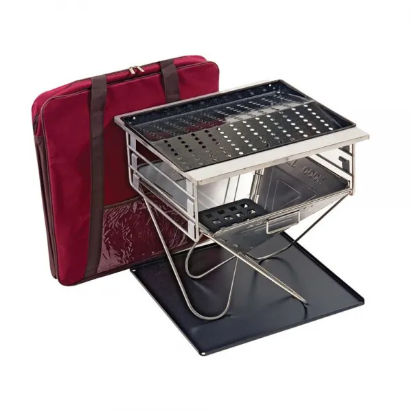 BBQTOOL TH 23 화로대 고급형 갈매기 불판, 1세트