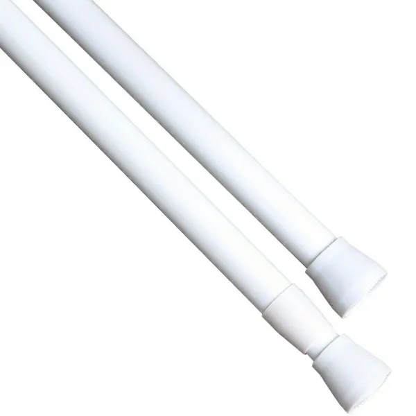 준앤컴퍼니 스프링 22mm 압축봉 8호 130~240cm + 스프링 22mm 압축봉 6호 110~180cm, 화이트