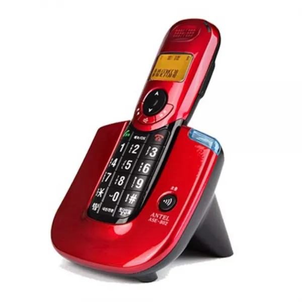 ANTEL 디지털 무선 전화기 ASE-802 레드
