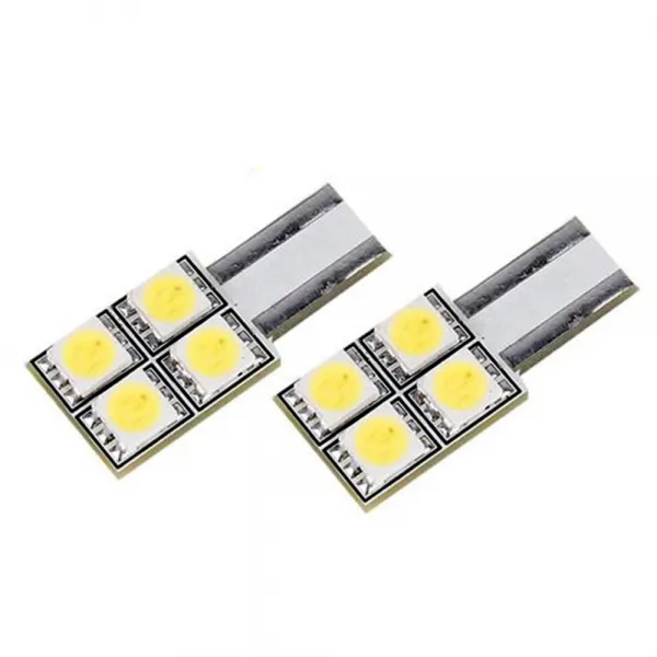 센스라이트 번호판 전용 T-10 LED 5450 전구 미등 3칩 4구, 2개입