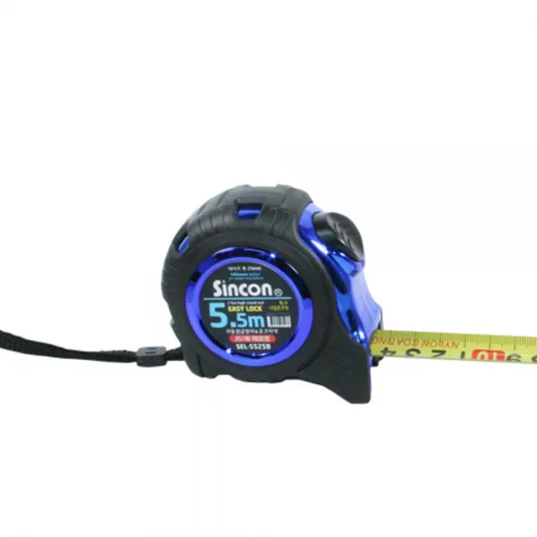 SINCON 이지락 줄자 블루유광 5.5m SEL-5525B, 1개
