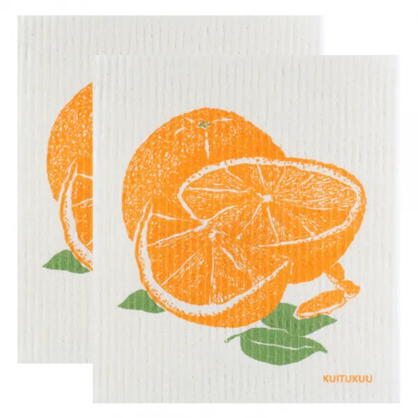 쿠 핀란드 행주 2p Organic market, 오렌지