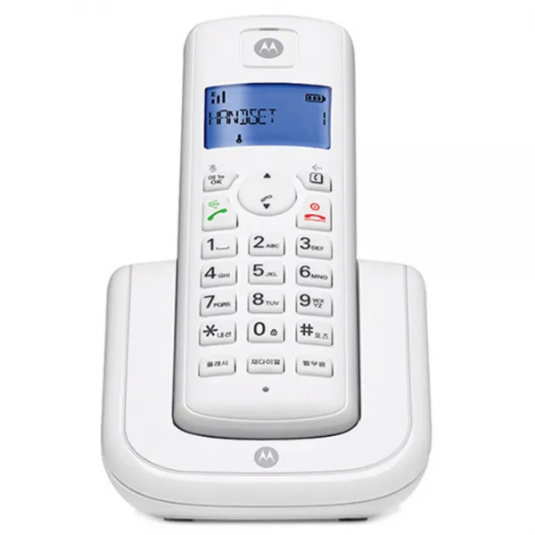 모토로라 1.7ghz 디지털 무선 전화기 T201a T201a 화이트 