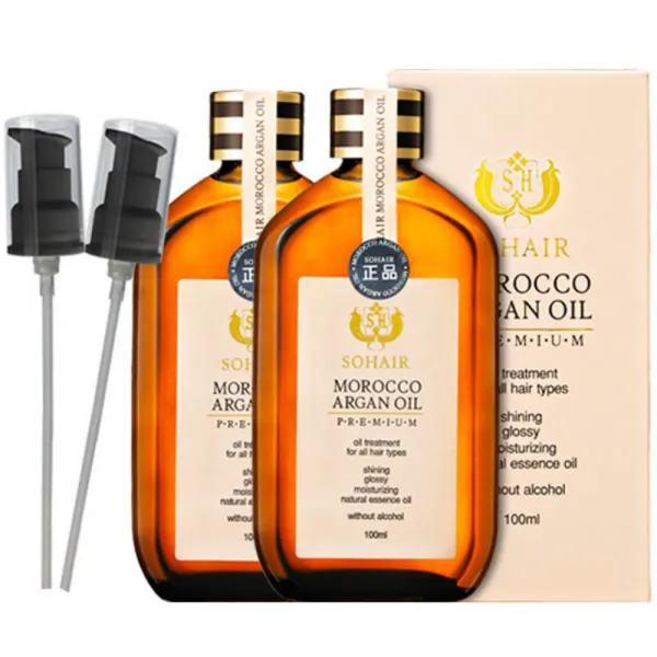 쏘헤어 모로코 아르간오일 헤어에센스 + 펌프, 100ml, 2세트