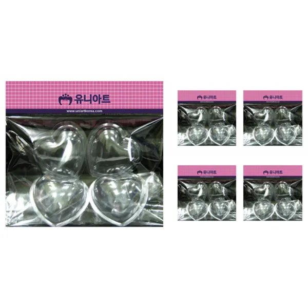 유니아트 3000 하트반구 만들기재료 중 10p 5개입