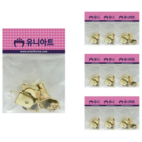 유니아트 액자고리 대 약 10p + 나사 약 10p, 단일 색상, 10세트