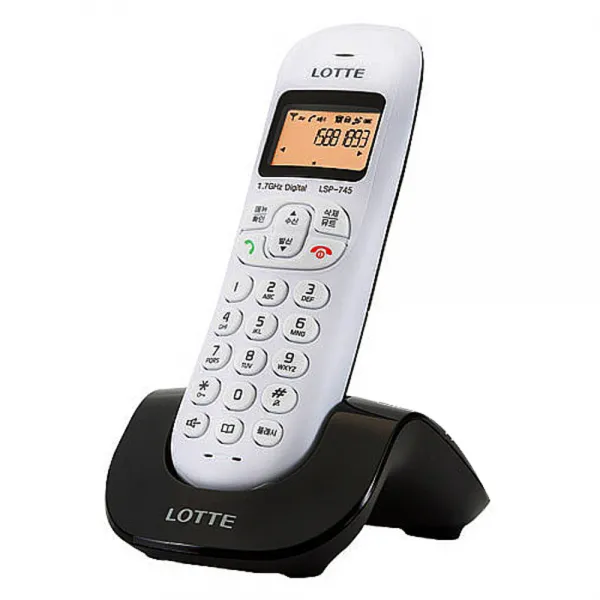 롯데 친환경 무선전화기 LSP-745 블랙