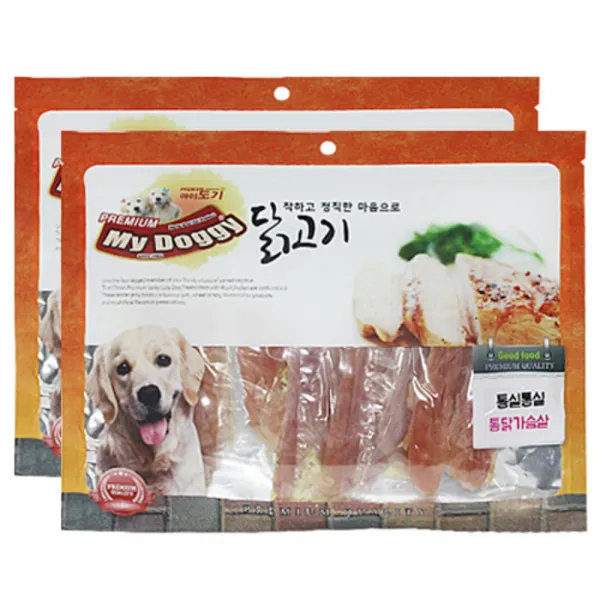 펫더맨 마이도기 프리미엄 애견간식 300g, 통실통실 통닭가슴살맛, 2개