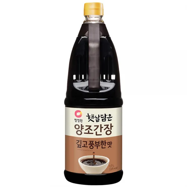 청정원 햇살담은 양조간장 깊고 풍부한맛 1.7l 1개
