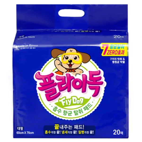 플라이독 배변패드 대형 20p, 1개