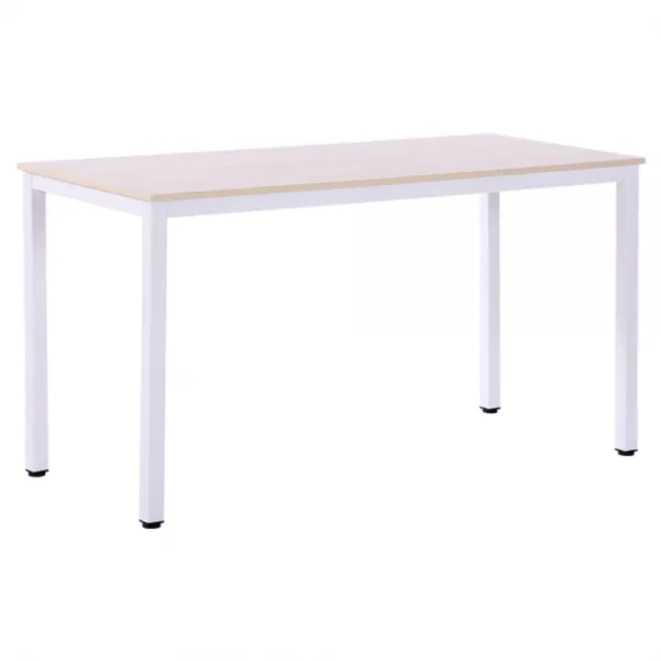 블루밍홈 베이직 책상 40 입식 1400, 화이트