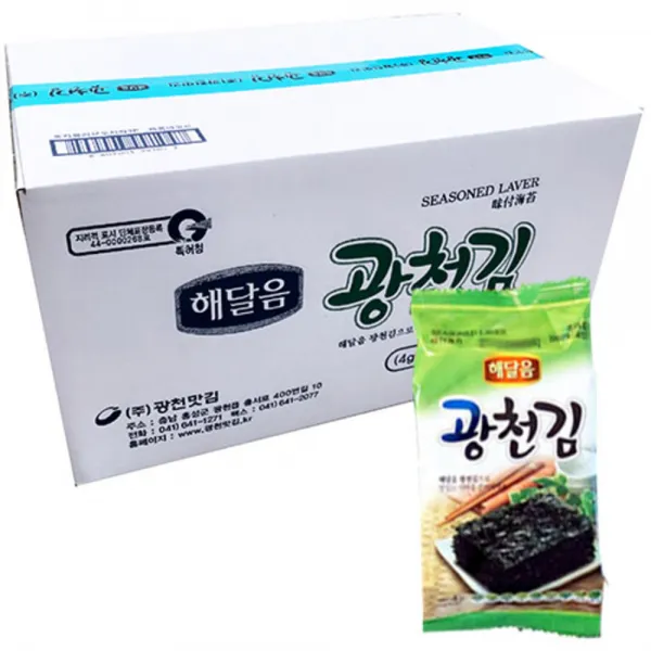 해달음 광천 도시락김 4g, 72개입