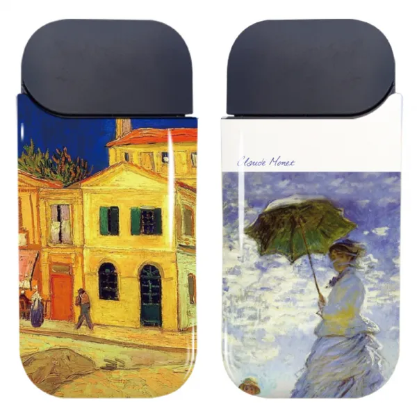 아이코스 유니크 디자인 하드케이스 전자 담배 유광 명작세트 No.129 IQ-62 + IQ-66, 1세트