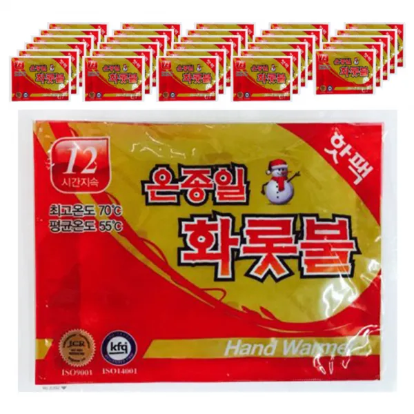 티피지 일반형 온종일 화롯불 손난로 핫팩, 30개입