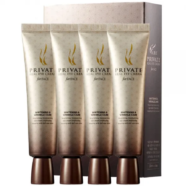 A.H.C 프라이빗 리얼 포 페이스 아이크림, 30ml, 4개입