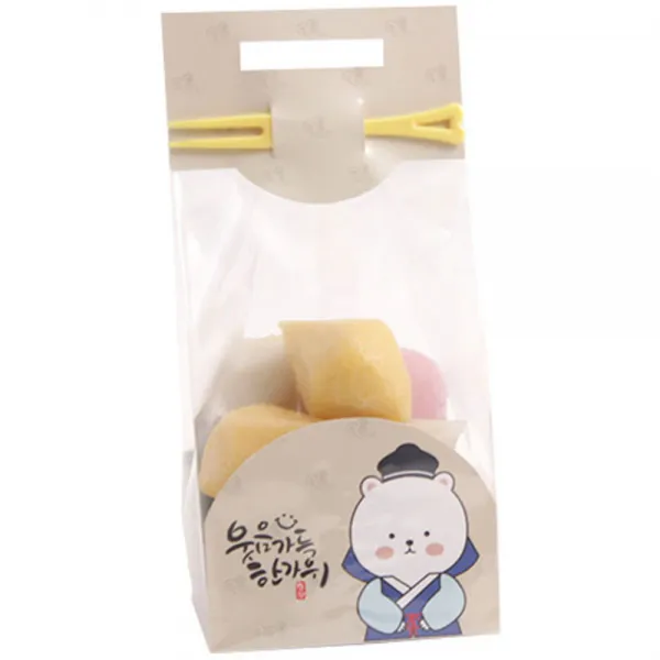 봄91 추석 M자 기프트 봉투세트, 한복곰돌이, 100개입