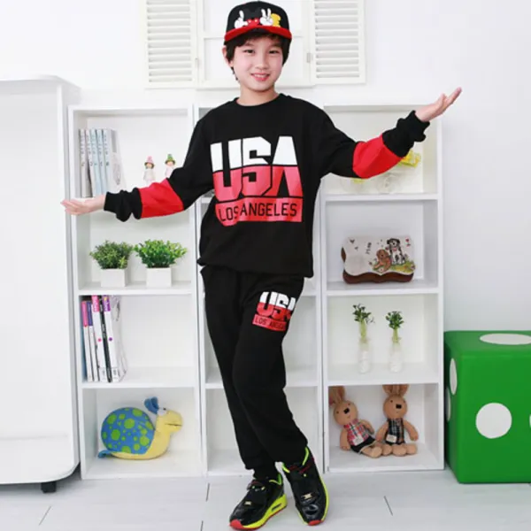 잭키드 남아용 USA포인트긴바지세트