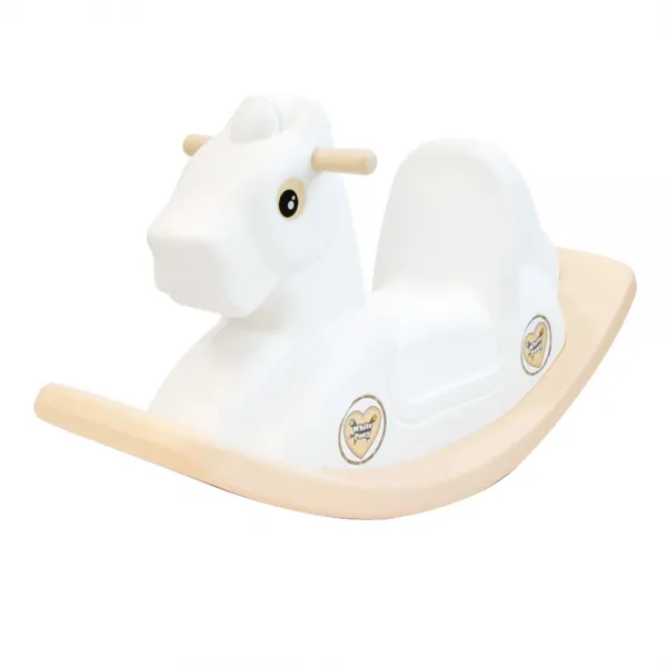 아이팜 화이트포니 흔들말 화이트 + 베이지