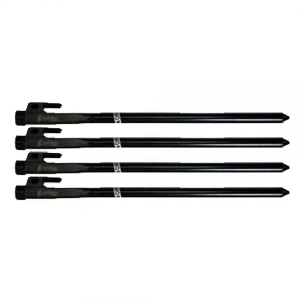 앤트 강철 단조 텐트팩 20cm, 블랙, 4개입