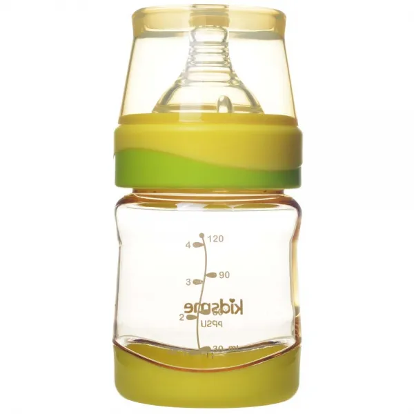 키즈미 PPSU 젖병 160ml, M(3개월이후), 그린