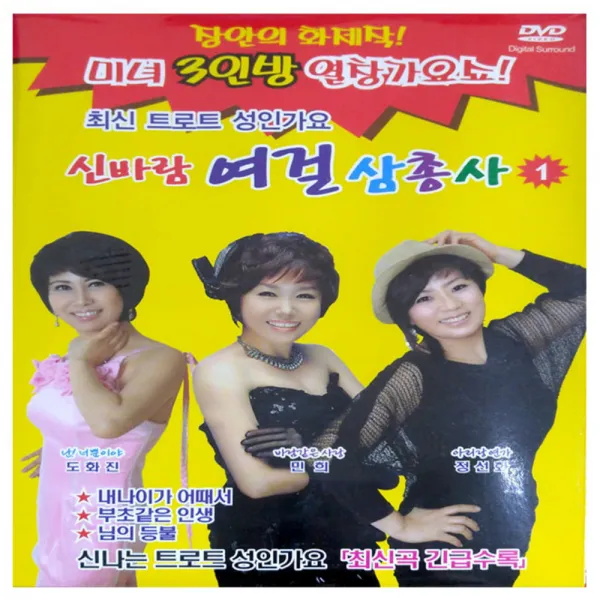 도화진 민희 정선화 - 신바람 여걸삼총사, 1 DVD
