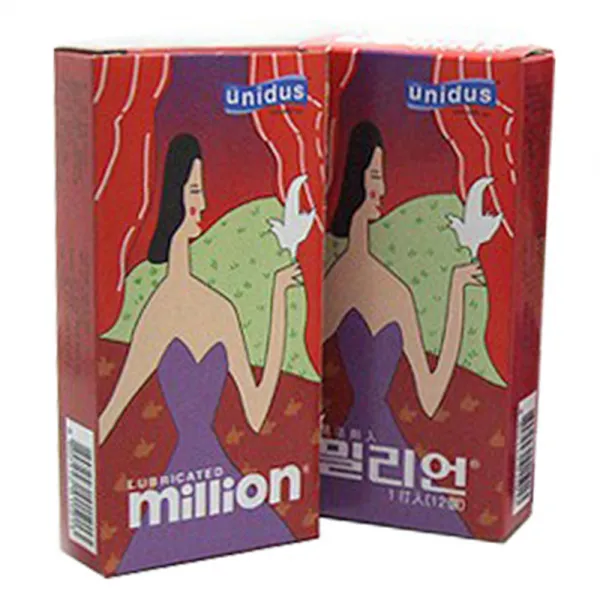 유니더스 밀리언 콘돔 12개입 2개