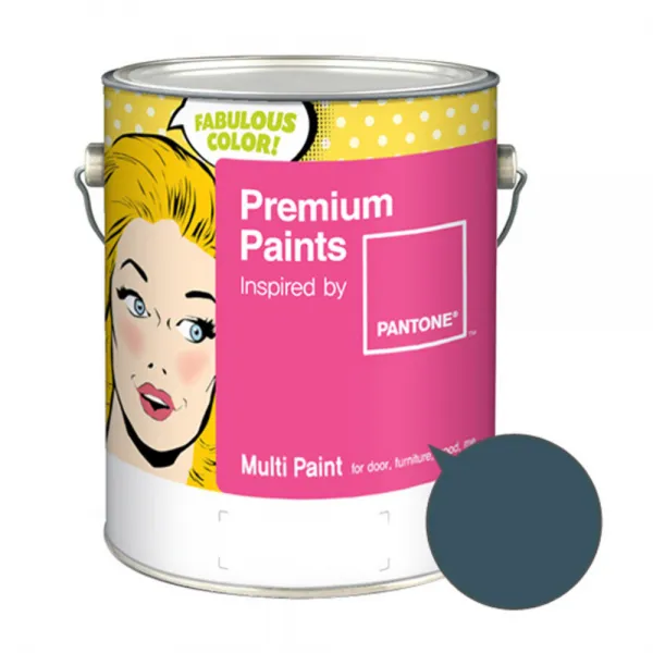 노루페인트 팬톤멀티 에그쉘광 스트롱 그린 계열 페인트 4L, 스타게이저(19-4316)