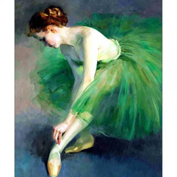 케이엠엘리 3d 보석십자수 Diy 세트 발레리나 40 X 50 Cm 혼합 색상 1세트