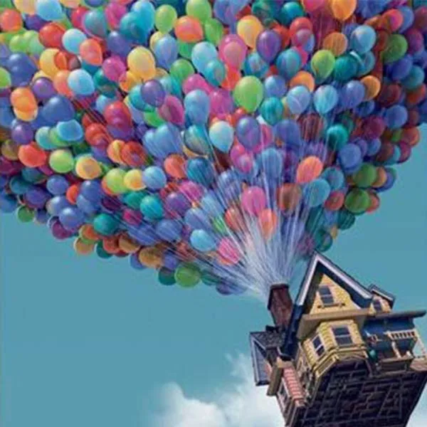 케이엠엘리 3d 보석십자수 Diy 세트 알록달록 풍선 30 X 40 Cm 혼합 색상 1세트