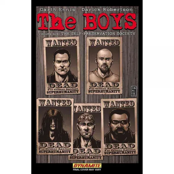 The Boys 6: The Self-preservation Society, Dynamite Entertainment