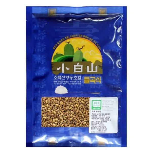 소백산영농조합 무농약 통밀쌀 1kg 1개