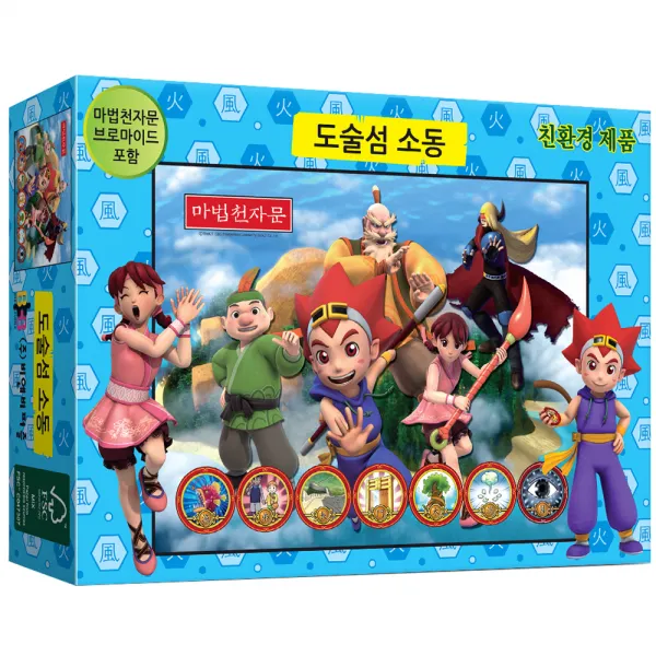 퍼즐라이프 마법천자문 도술섬 소동 직소퍼즐 PL134, 108피스, 혼합 색상