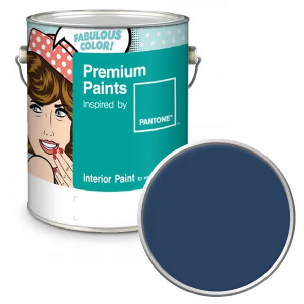 노루페인트 팬톤 내부용 실내 벽면 페인트 저광 4L, 19-4033 Poseidon