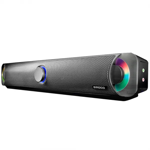 한성컴퓨터 SIROCO LED PC 사운드바, GS100, 건메탈