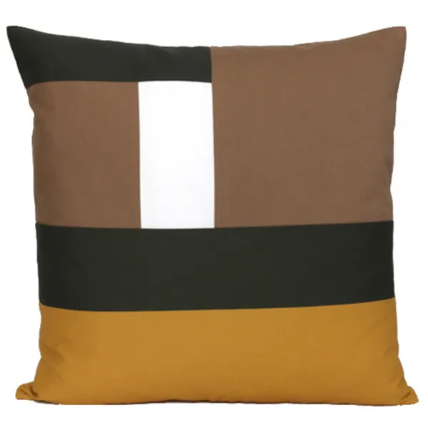 나비손길 고급 럭셔리 쿠션 방석 커버 I, NO.68 진노랑