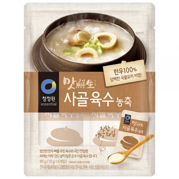 청정원 맛선생 사골육수 농축, 60g, 1개