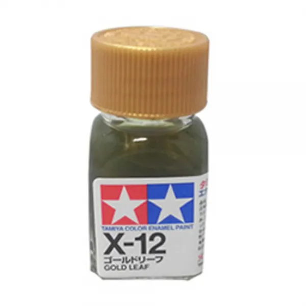 타미야 X-12 프라모델 에나멜 도료 80012 6p, GOLD LEAF
