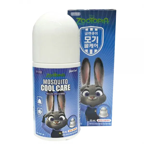 글랜큐어 디즈니 볼타입 모기쿨케어 주토피아 50ml, 1개