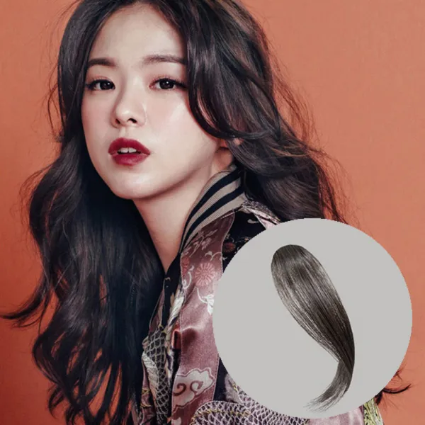 핑크에이지 수시뱅 슬림 롱 소 모스트사 앞머리 가발, BC2 내추럴블랙, 1개