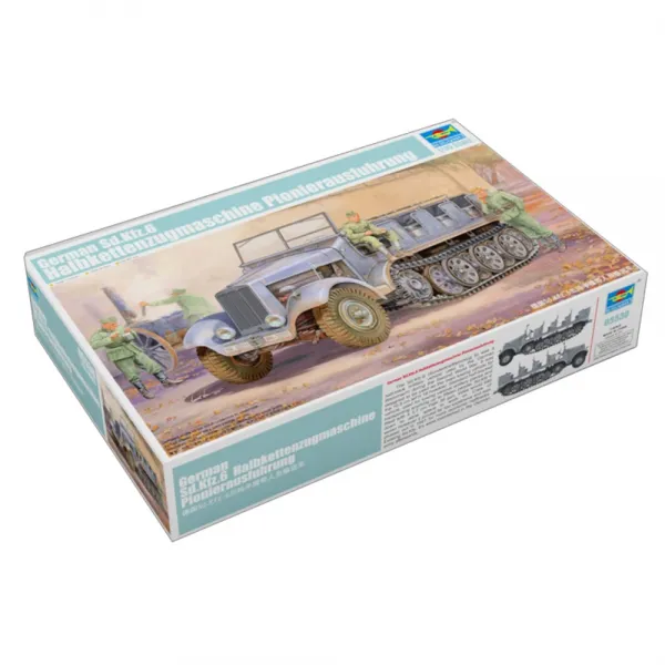 Trumpeter 1:35 독일 Sd.Kfz.6 5톤반궤 갑운송차 프라모델, 1개