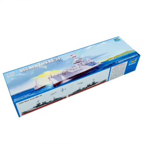 Trumpeter 1:350 미국 해군 New York호 전열함 BB-34 프라모델, 1개