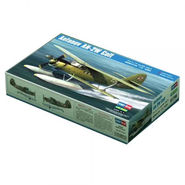 HobbyBoss 1:48 러시아 AN 2W Antonov 수송기 프라모델, 1개