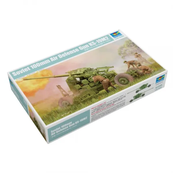 Trumpeter 1:35 소련 100mm 방공포 KS-19M2 프라모델, 1개
