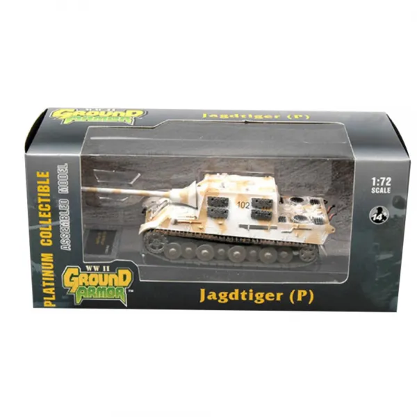 EasyModel 1:72 독일 Jagdtiger Porsche Type 102 완성품 중장비 다이캐스트, 혼합 색상