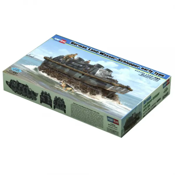 HobbyBoss 1:35 독일 LWS 수륙 견인차 Early Type 프라모델, 1개
