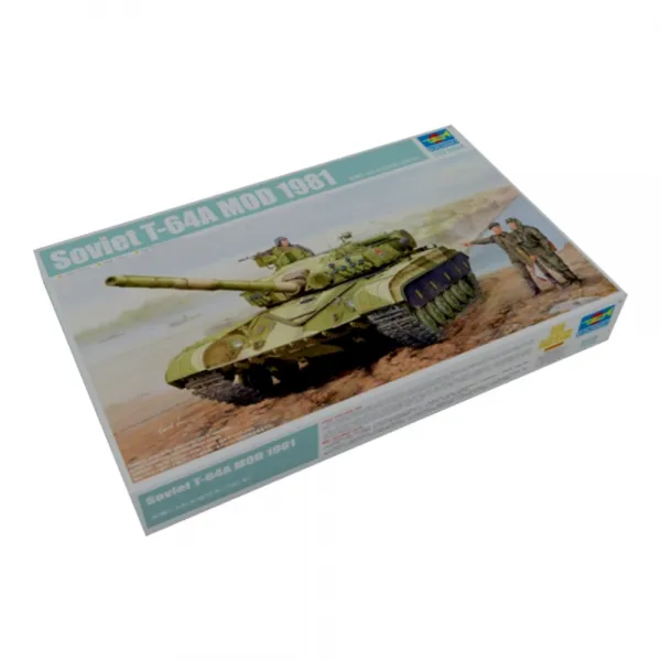 Trumpeter 1:35 러시아 T-64A 주력전차 1981년 프라모델, 1개
