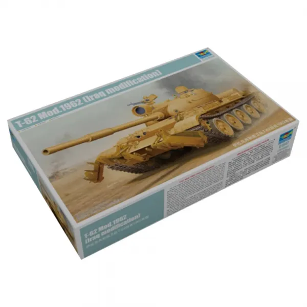 Trumpeter 1:35 이라크 Modification T-62 Tank 1962년식 프라모델, 1개