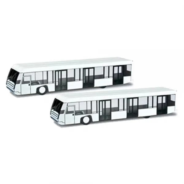 레프리카 1/200 SCENIX 공항 버스 셔틀 버스 디오라마 모형 HE556071DI 2p, 혼합 색상