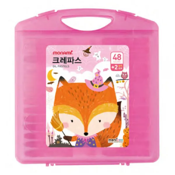 모나미 모니주 크레파스 24색 여, 50색